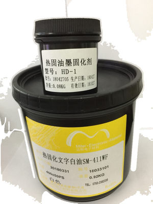 China Thermische heilbare Lötmittel-Maske mit weißem/Schwarzem/Grün/Blauer/Purpurroter/Gelb-Farbe fournisseur