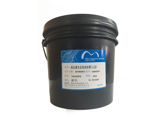 China Blaue/Schwarz-Farbe-PWB-Druckfarbe, flüssige Lötmittel-Maske Photoimageable fournisseur