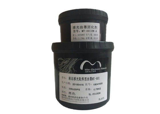 China Schwarze Farbe-Photoimageable-Lötmittel-Maske für Leiterplatte fournisseur