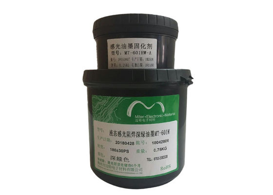 China Mittlere grüne Photoimageable-Lötmittel-Maske, Flüssigkeit und Foto-Bild-Grün-Lötmittel-Maske fournisseur