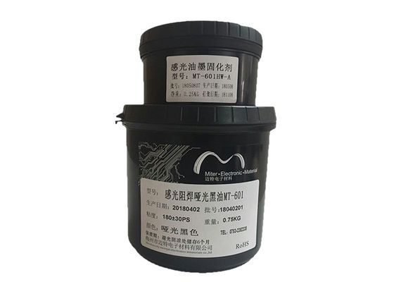 China Schwarze Farbe-PWB-Druckfarbe, heilbare Lötmittel-Maske Photoimageable fournisseur