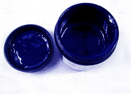 China Grundmischungs-Verhältnis-Lötstopplack-Maske, blaue Farbe Photosenstive/Foto, das flüssige Tinte kuriert fournisseur