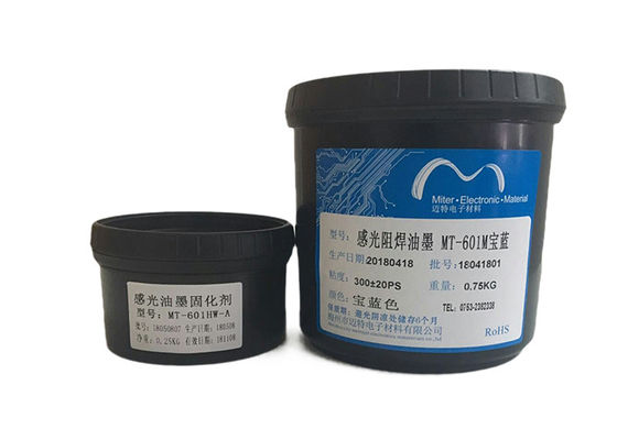 China Anti- alkalische flüssige Lötmittel-Maske, Königsblau-Farbe-Photoimageable-Lötmittel-Maske PWB-Tinte fournisseur