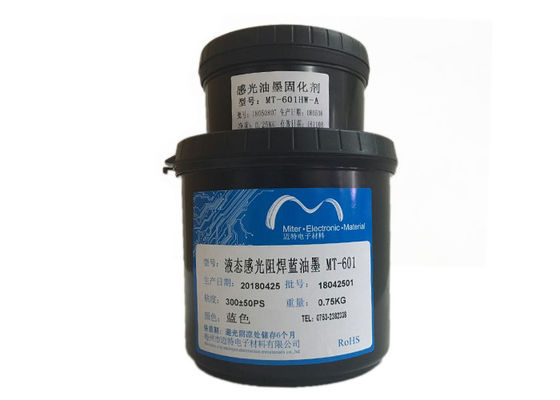 China Blaue Farbalkalische Antiradierung widerstehen Tinte mit multi Schicht PWB-Spritzdruck fournisseur